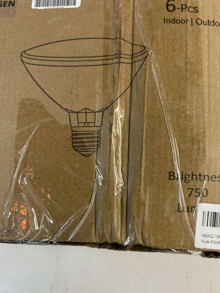 6-Pack 75W PAR30 Halogen Flood Light