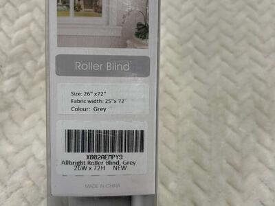 Blackout Roller Shades – New with Minor