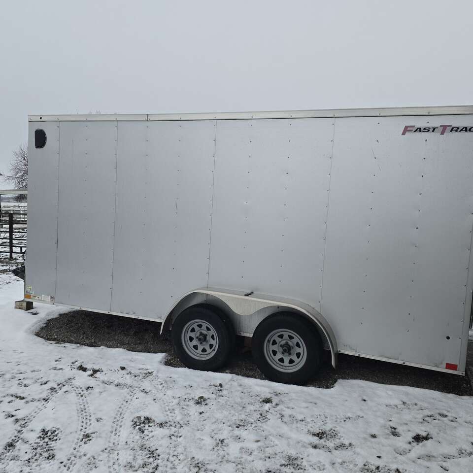 7x16 Enclosed Trailer for Rent