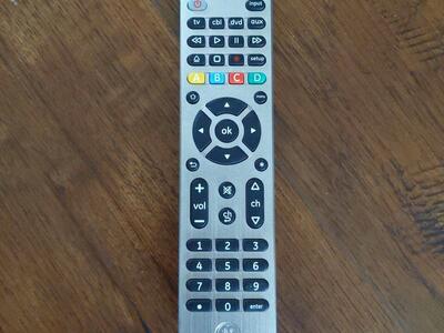 GE Universal TV Remote