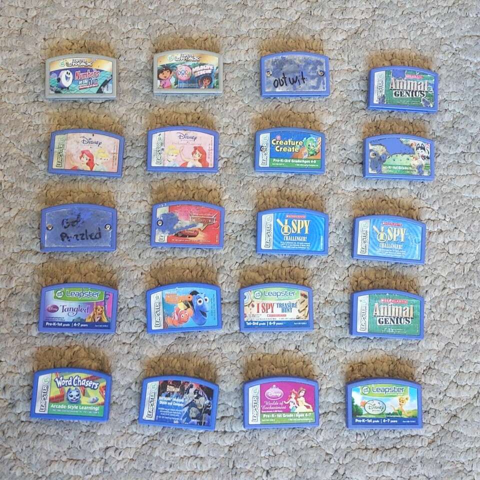 Leapster and L-Max cartridge games