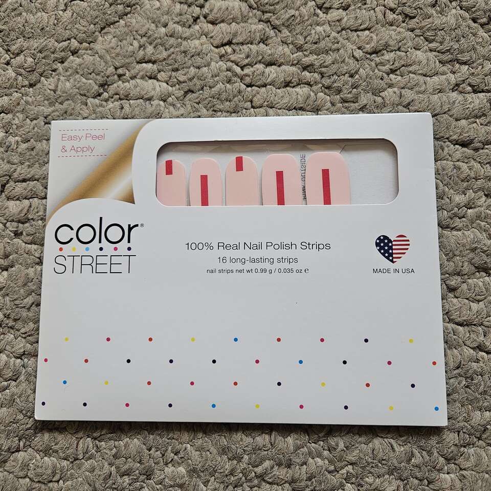 Color Street nail strips- pink