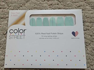 Color Street nail strips- dots