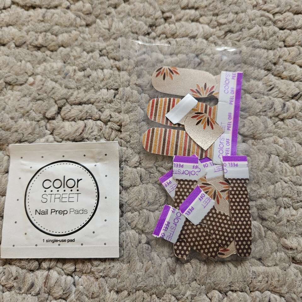 Color Street nail strips- thanksgiving