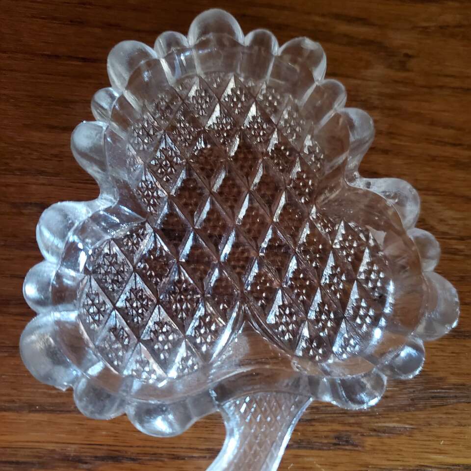 Vintage Pressed Glass Nut dish