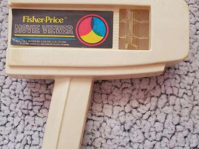 1973 Vintage Fisher Price Movie Viewer 4 Videos