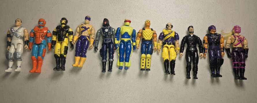 Vintage 1993 Hasbro GI JOE Figurines (11)