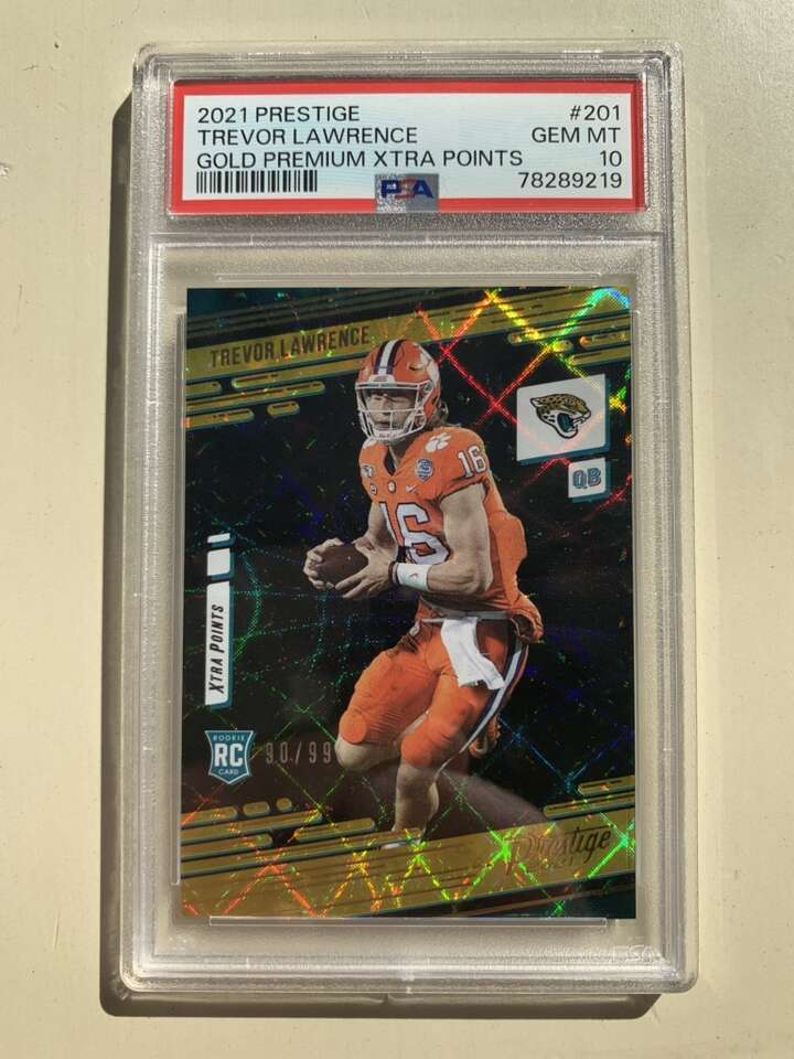 2021 Prestige Xtra Points TREVOR LAWRENCE RC Gold