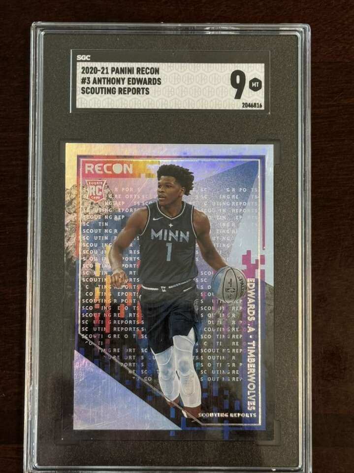 2020 Panini Recon Anthony Edwards Scouting Report