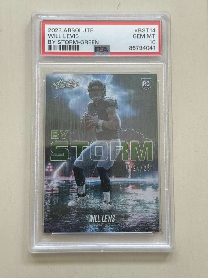 2023 Absolute Will Levis By Storm Green /25