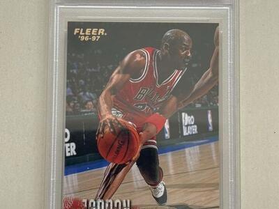 1998 UD Choice Michael Jordan Preview #23 PSA 9