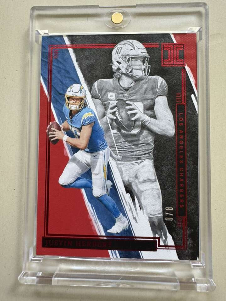 2022 Impeccable Ruby Justin Herbert #74 /8