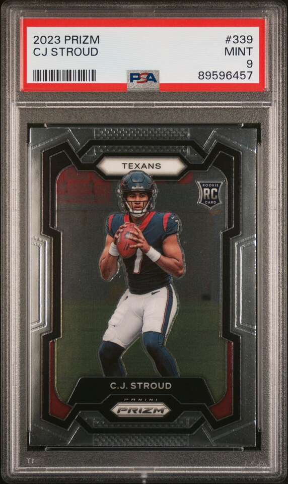 2023 Prizm CJ Stroud #339 PSA 9 Rookie Texans