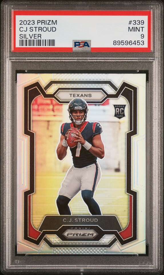 2023 Prizm CJ Stroud Silver Holo #339 PSA 9