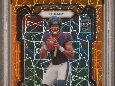 2023 Prizm CJ Stroud Orange Lazer Rookie PSA 9