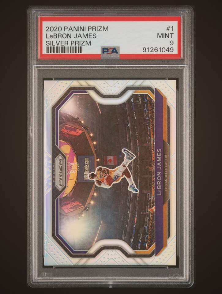 2020 Prizm Lebron James Silver Prizm #1 PSA 9
