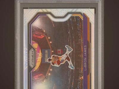 2020 Prizm Lebron James Silver Prizm #1 PSA 9