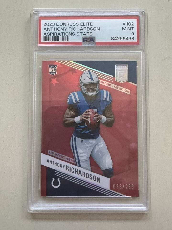 Donruss Elite Anthony Richardson Aspirations Stars
