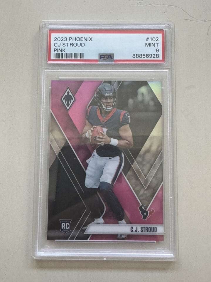 2023 Phoenix CJ Stroud Pink Rookie #102 PSA 9