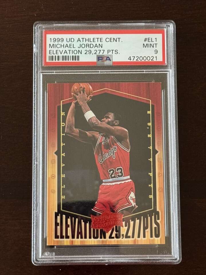 1999 Upper Deck Michael Jordan Elevation PSA 9