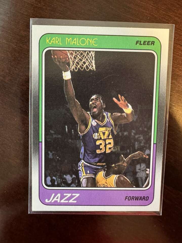 1988 Fleer Karl Malone #114 Utah Jazz