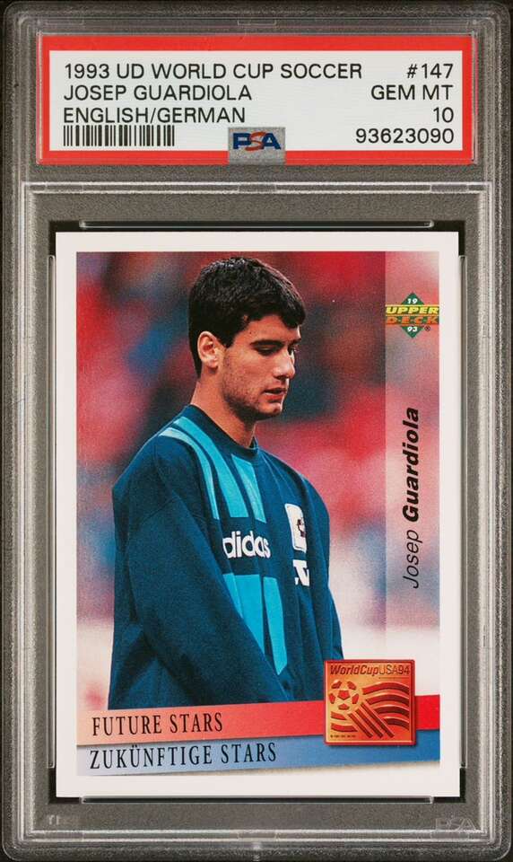 1993 UD World Cup Soccer Josep Guardiola PSA 10