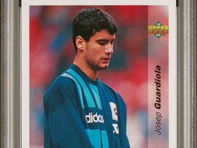 1993 UD World Cup Soccer Josep Guardiola PSA 10