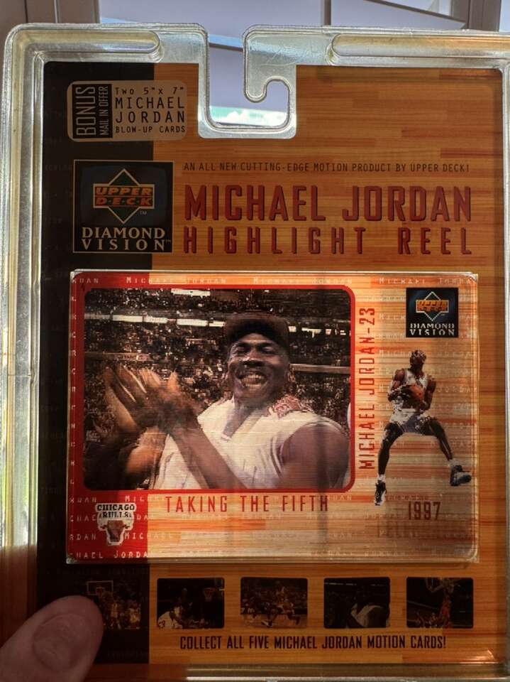 1997 Michael Jordan UD Diamond Vision Highlight
