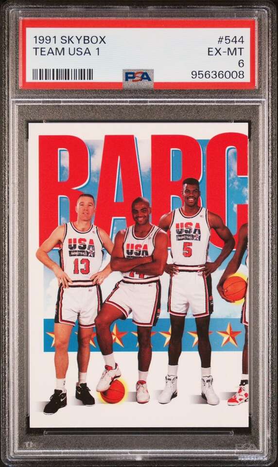1991 Skybox Team USA 1 #544 PSA 6