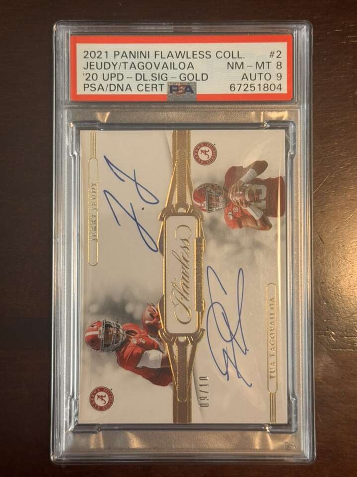 2021 Flawless Coll Jeudy/Tagovailova Auto Gold /10