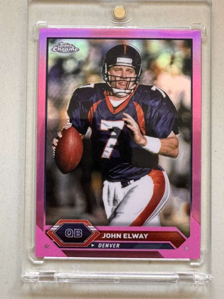 2024 Topps Chrome Composite John Elway Pink #7