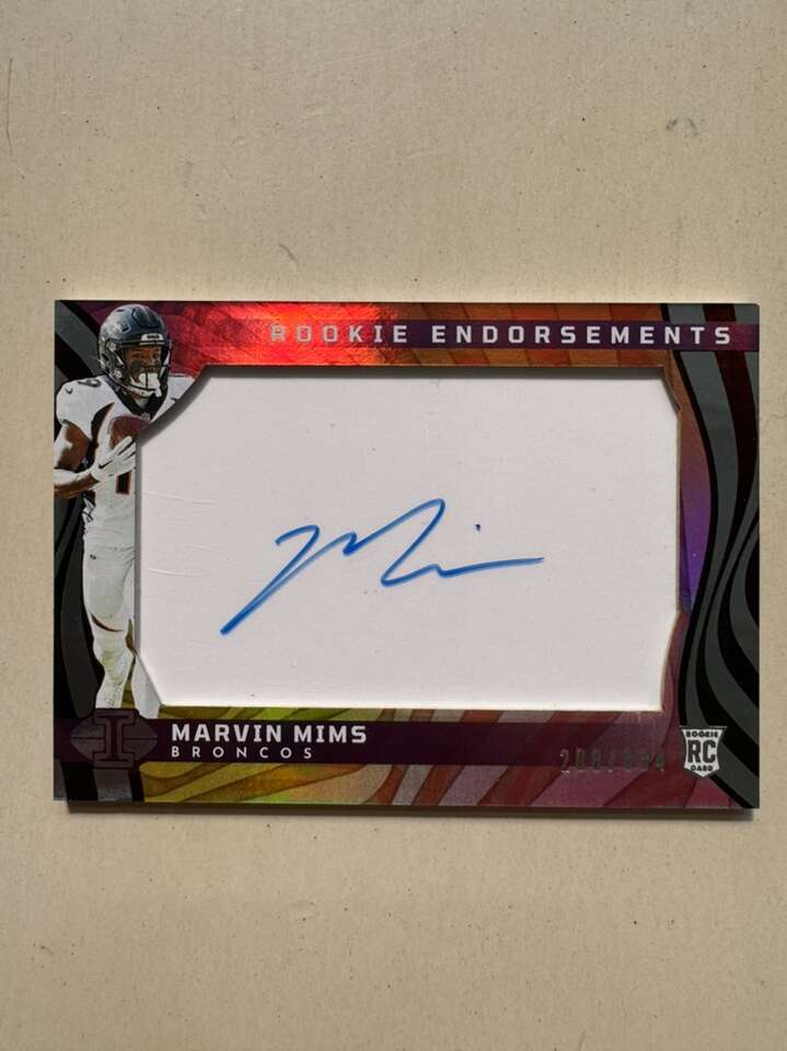 2023 Illusions Marvin Mims Rookie Auto /334