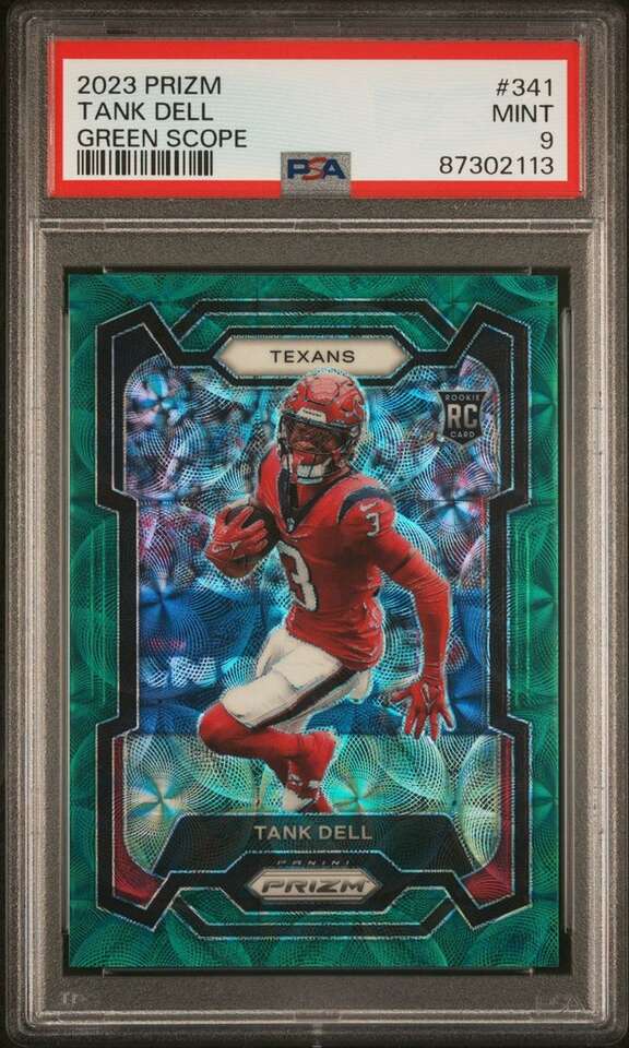 2023 Prizm Tank Dell Green Scope /75 PSA 9