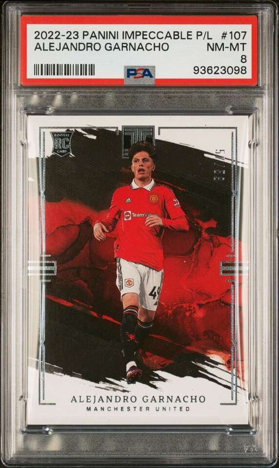2002 Impeccable P/L Alejandro Garnacho #107 PSA 8