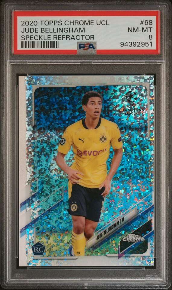 2020 Topps Chrome Jude Bellingham Speckle Refrac