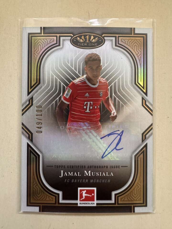 2022 Topps Tier One Jamal Musiala Auto /100