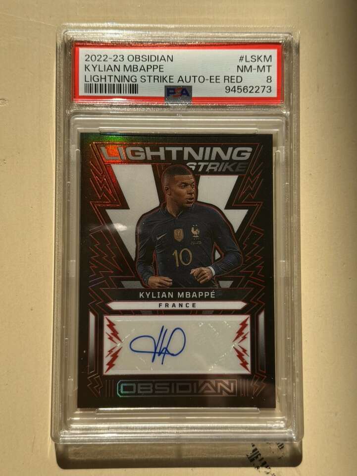2022 Obsidian Kylian Mbappe Lightning Strike /25