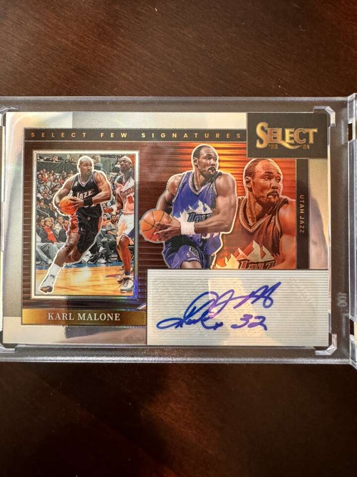 2023 Select Karl Malone Select Few Signatures Auto