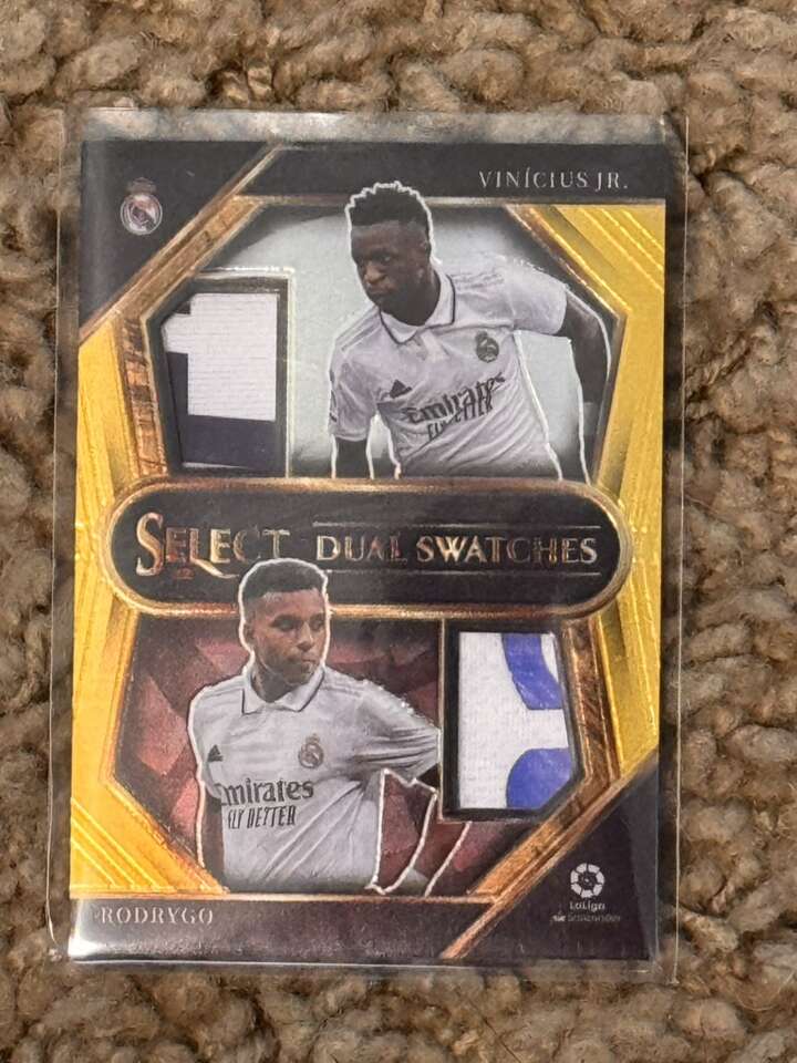 2022 Select Vini Jr/Rodrygo Dual Swatches Gold /10