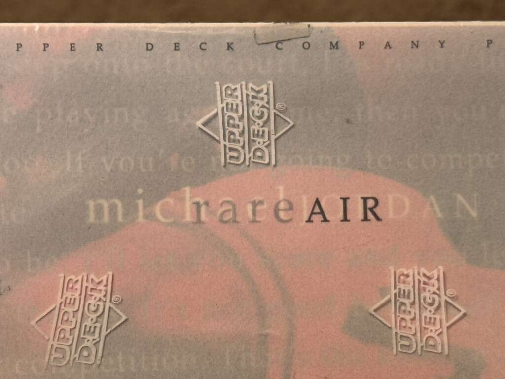1994 Upper Deck Michael Jordan Rare Air Sealed Box