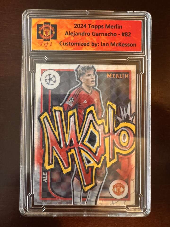 2024 Topps Merlin Alejandro Garnacho Custom