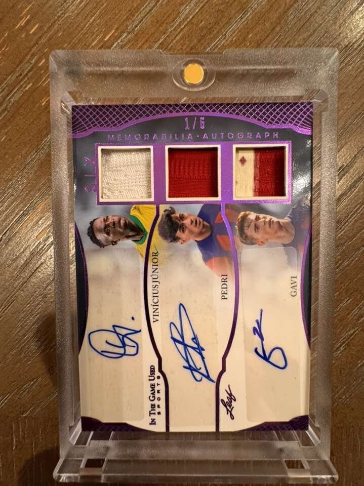 2024 Leaf In the Game Used 6 Memorabilia Autos