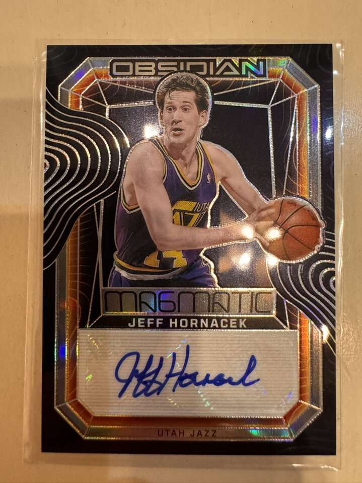 2023-24 Panini Obsidian Jeff Hornacek Magmatic Sig