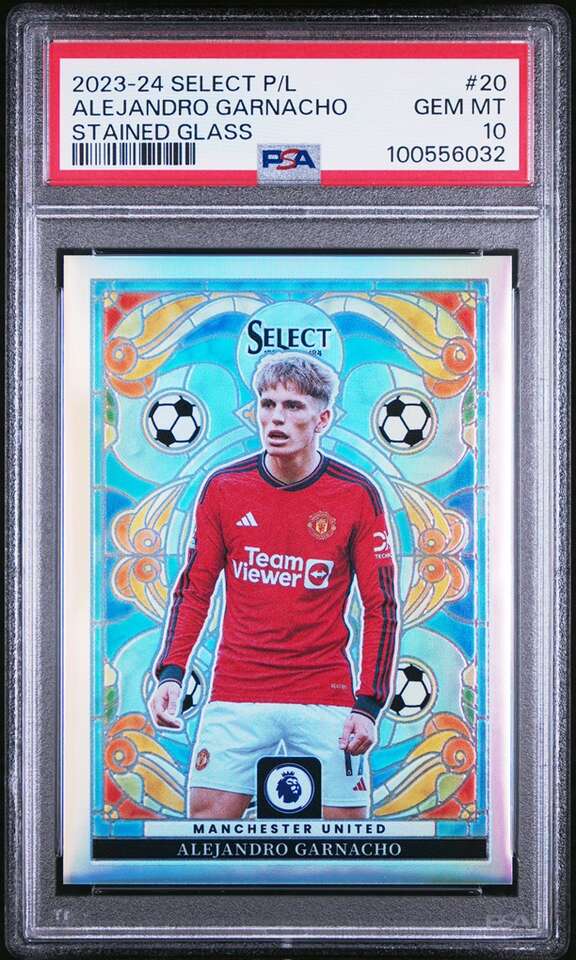 2023 Prizm P/L Alejandro Garnacho Stained Glass