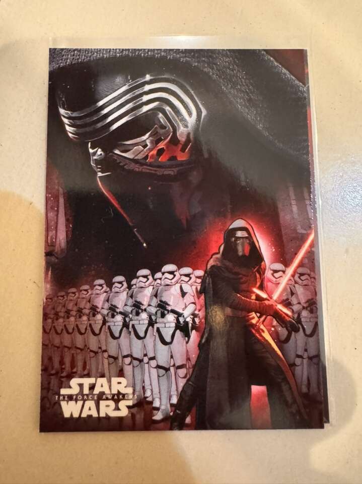 Star Wars Galaxy Kylo Ren Montage Card 4 of 8