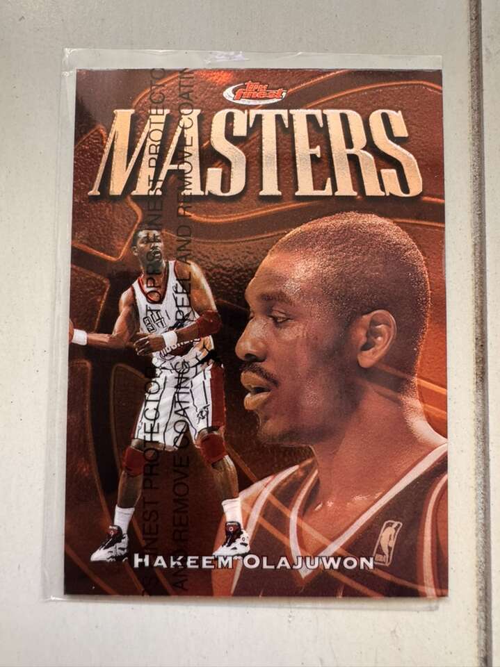 Hakeem Olajuwon Topps Finest Masters #195