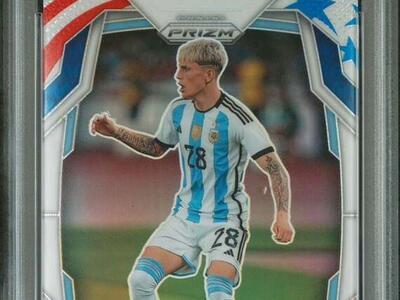 2024 Prizm Copa America Alejandro Garnacho PSA 9