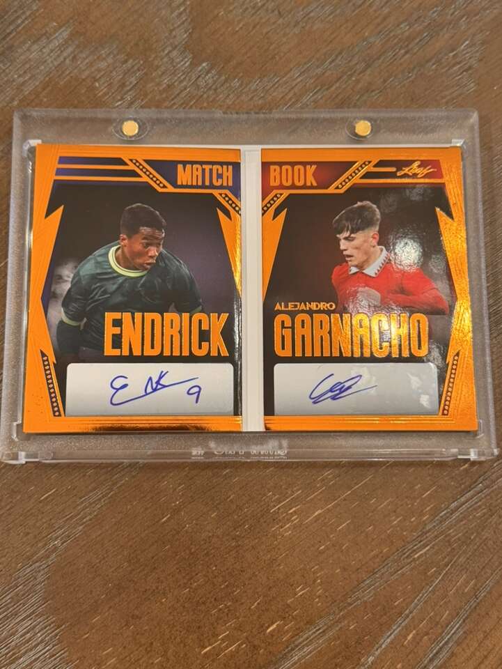 2023 Leaf History Book Endrick Garnacho Match Book