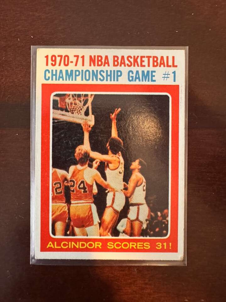 1970-71 NBA Championship Game #1 Lew Alcindor #133