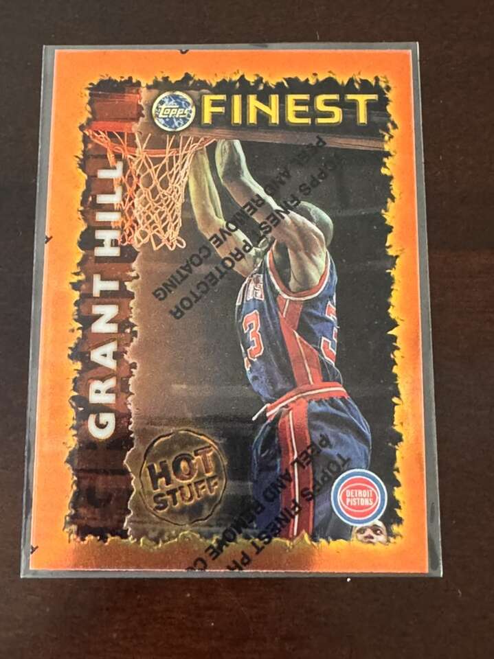 1996 Topps Finest Grant Hill Hot Stuff #HS2